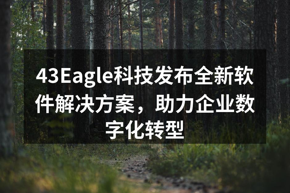 43Eagle科技发布全新软件解决方案，助力企业数字化转型